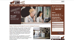 Desktop Screenshot of monashvet.com.au